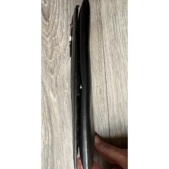 Gucci Black Long Bifold Wallet with Silver Belt Buckle - Picture 10 of 16